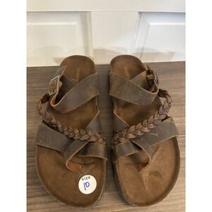 Mountain Sole Women's Leather Footbed Sandal